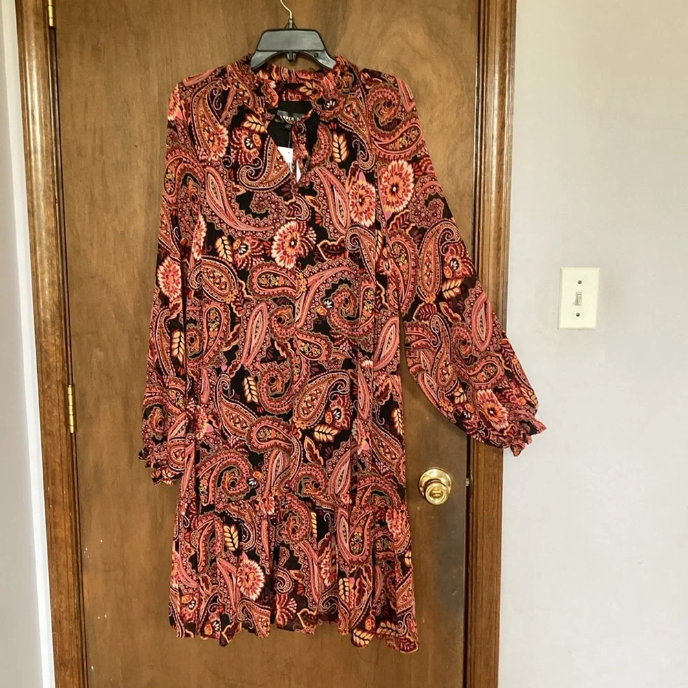 Relisted Harper 241 boho paisley floral print dress 20W - Picture 16 of 17